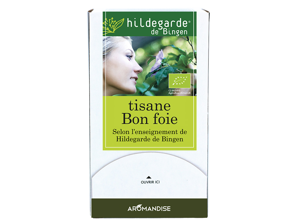 Aromandise Tisane Hildegarde goede lever bio 18x1.5g - 8471